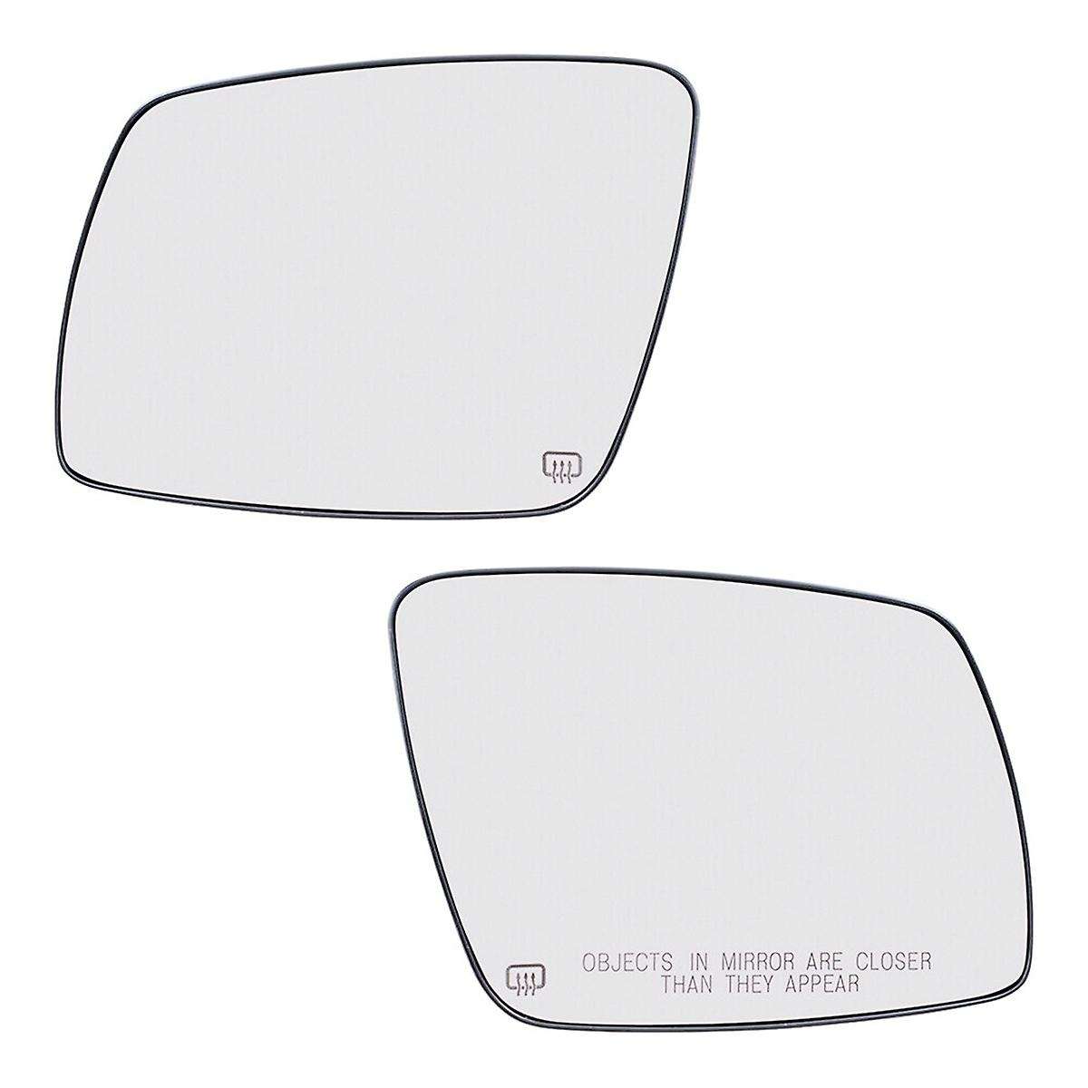 2pcs Front Side Wing Rear View Mirror Lens for Dodge Journey 09 -20
