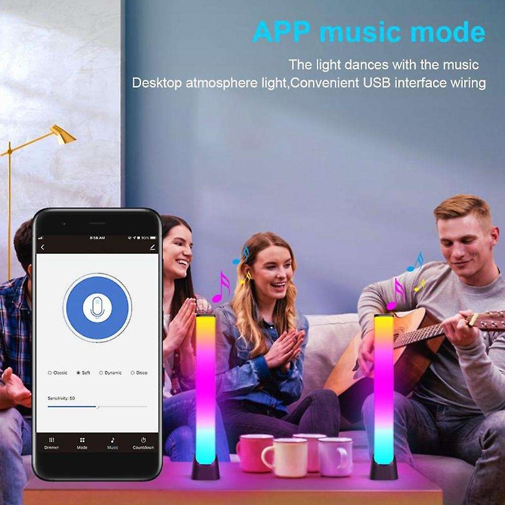 Smart Wifi Rgb Music Led Ambient Light for Pc Gaming Tv Room