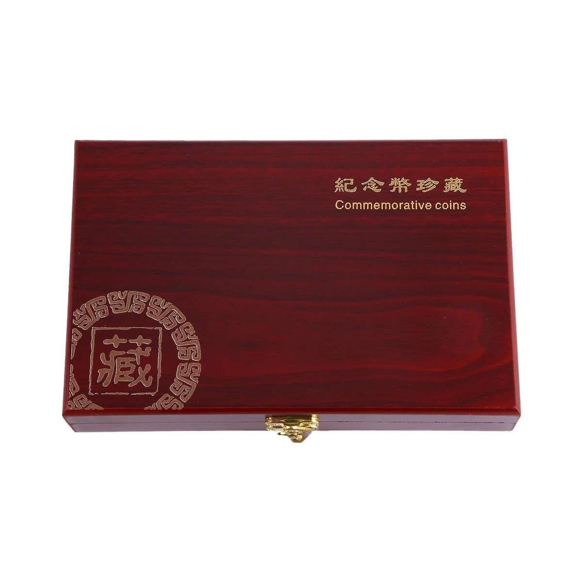 100 Pcs Wood Coin Storage Case Holder Commemorative Collection Box