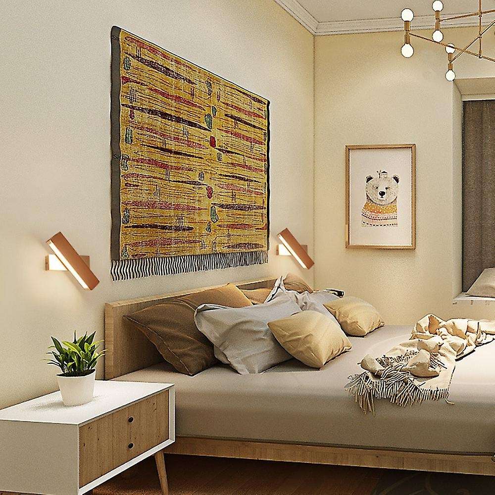 Modern Wall Lamps Lighting 360 Rotatable Indoor Led Home Lighting B