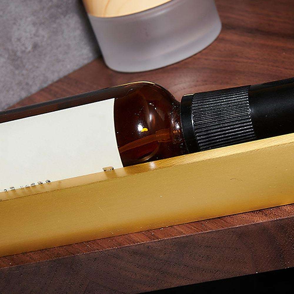 Bathroom Rack Wall-mounted Walnut Toilet Washstand Storage Rack