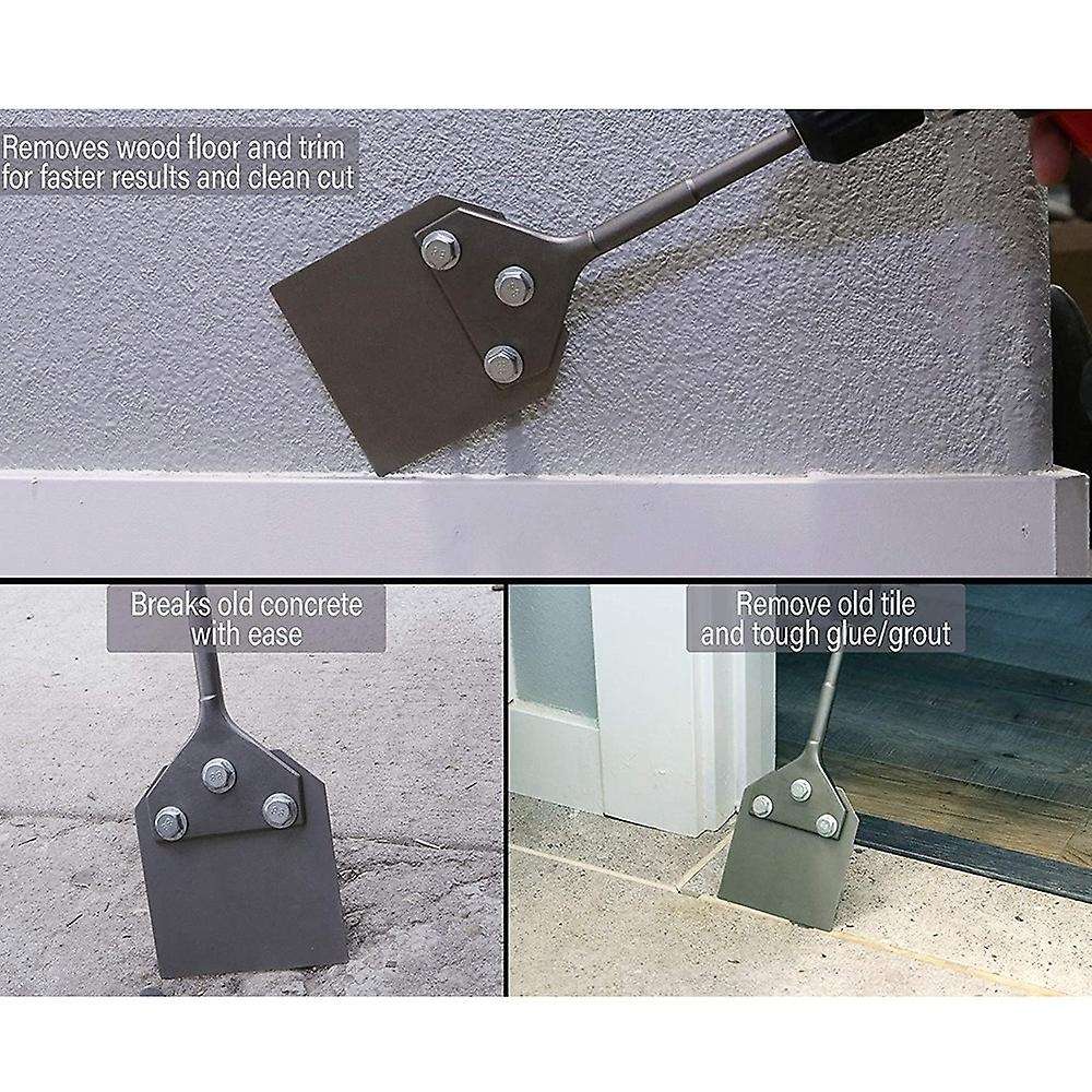 4 Inch Wide Tile Flakes and Adhesive Removal Blades for Sds-plus