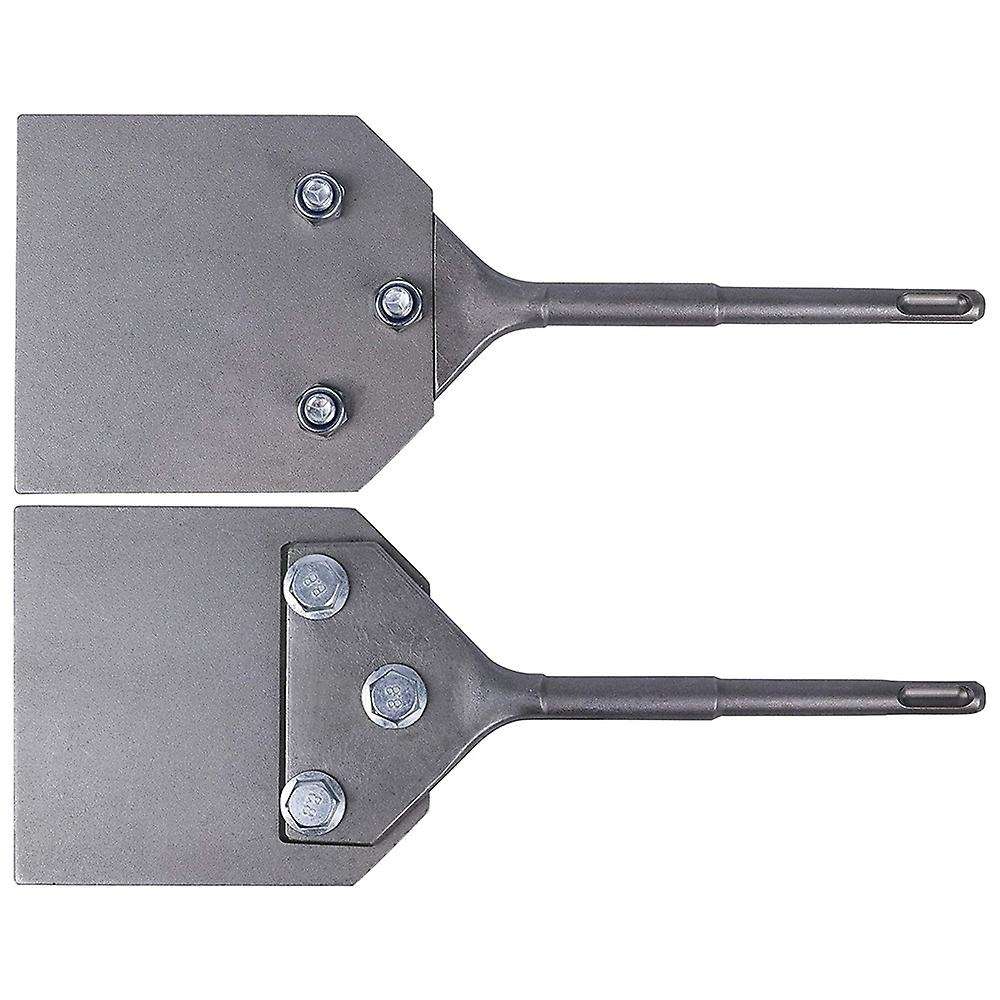 4 Inch Wide Tile Flakes and Adhesive Removal Blades for Sds-plus