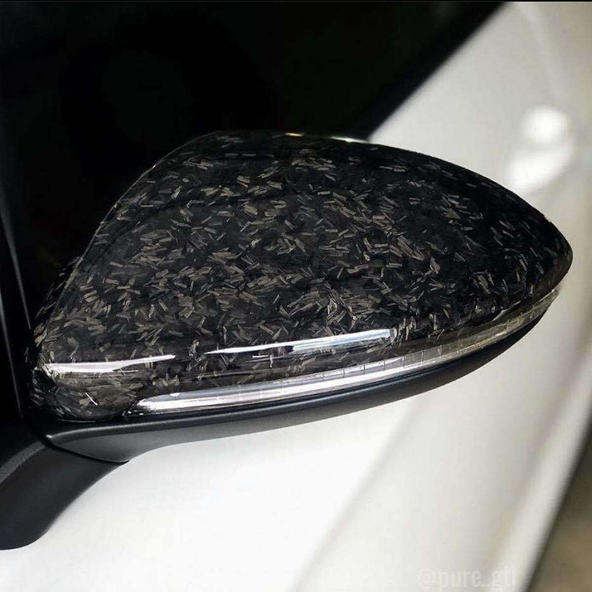 Car Side Wing Mirror Cover for Golf 7 Mk7 7.5 Gtd R Gte Vii 2013-2019