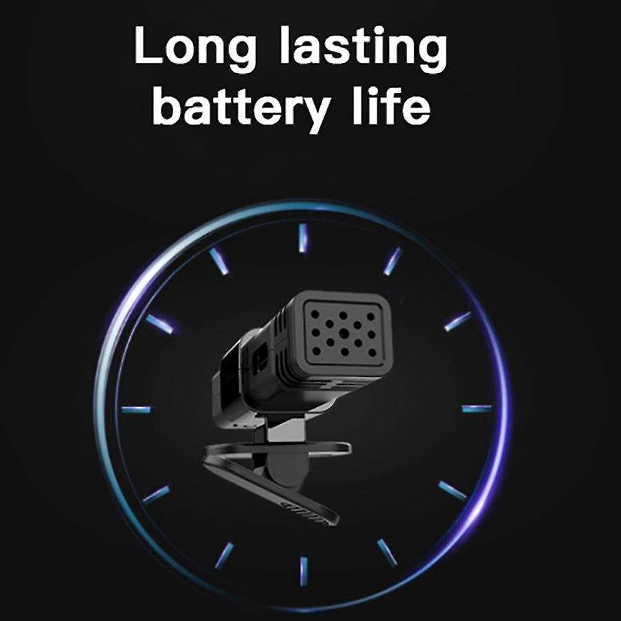 Wireless Lavalier Microphone for Video Recording/live,for Usb White