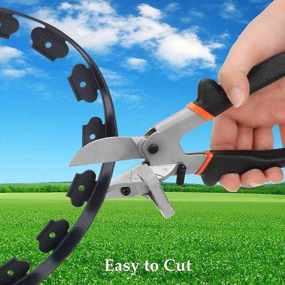 5m/16.4ft Lawn Grass Plastic Edging Border Greening Belt Stakes