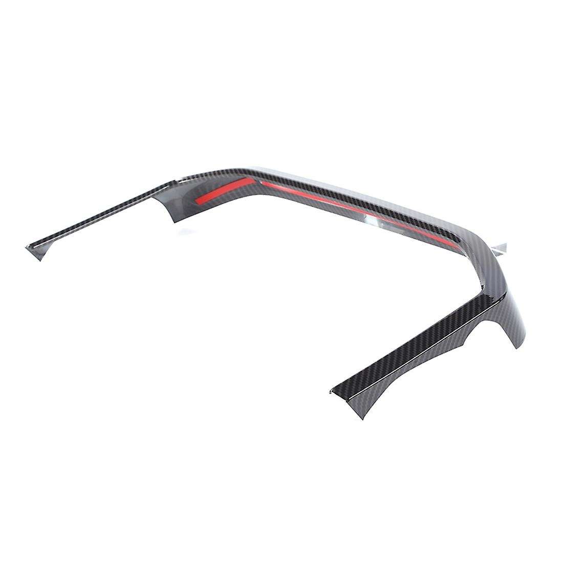 Central Control Gps Navigation Panel Trim Cover, Abs Carbon Fiber