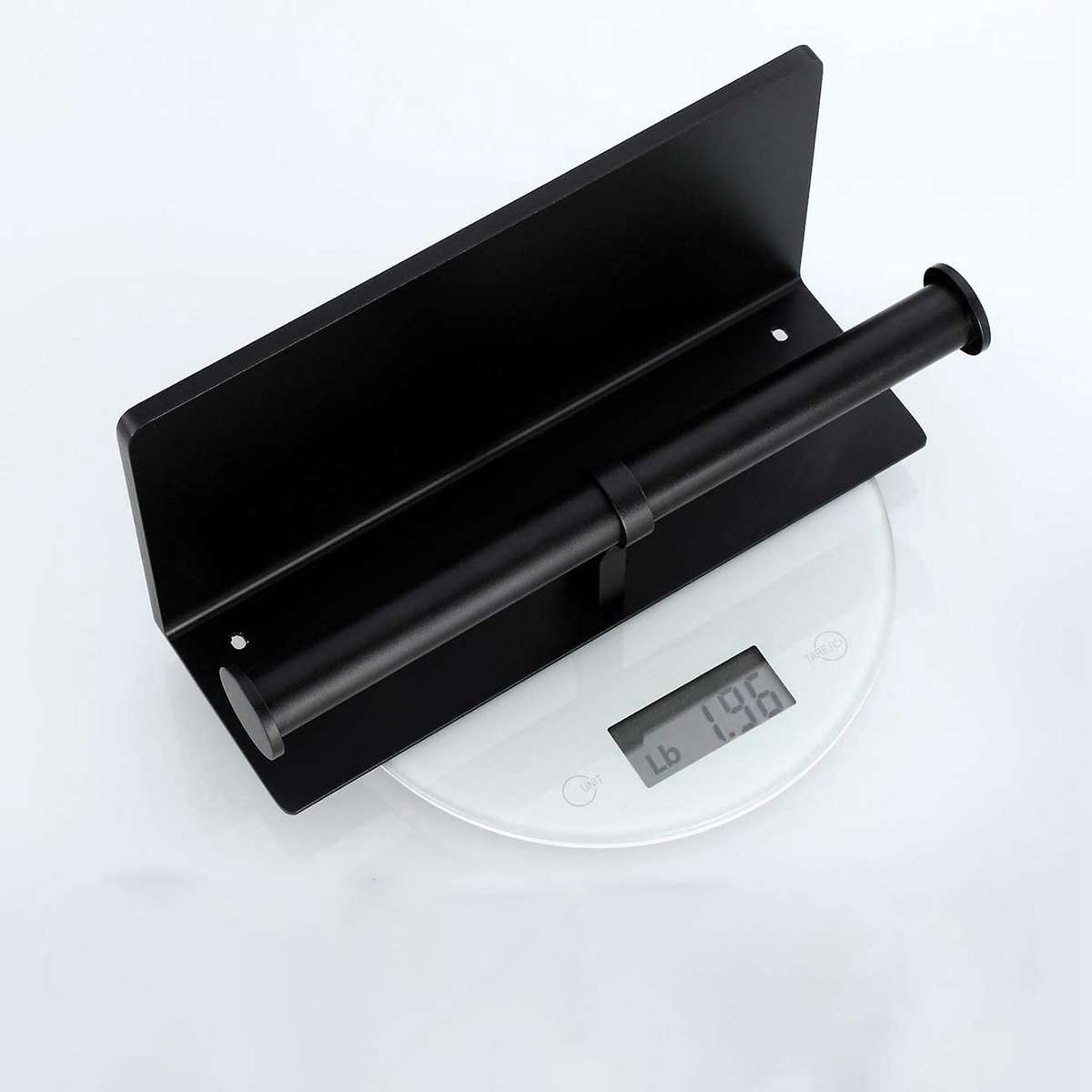 Toilet Paper Holder-double Roll Toilet Paper Holder, Black
