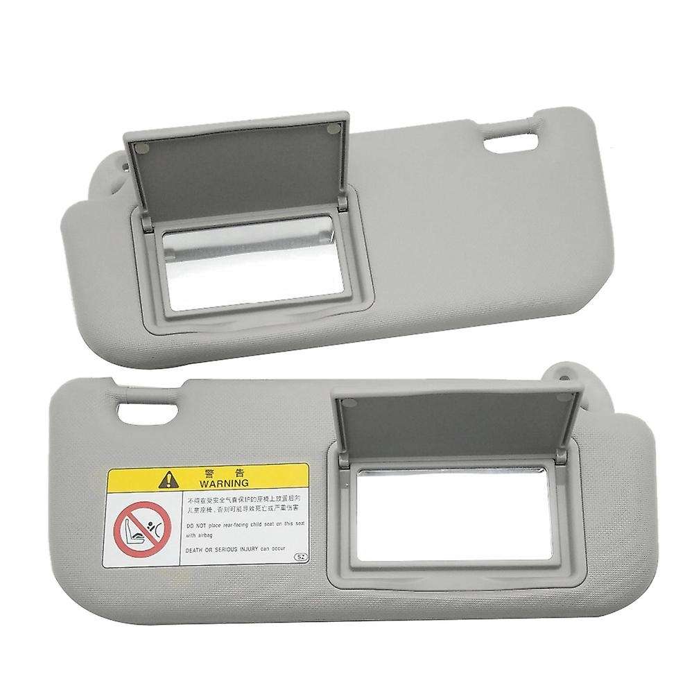 Car Sun Visor for Toyota Corolla 2014 2015 2016 2017 with Mirror Gray