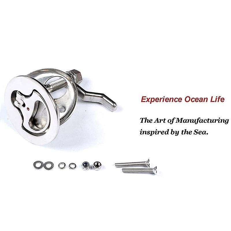 316 Stainless Steel Marine Handle Ring, Deck Box Cover Door Lock