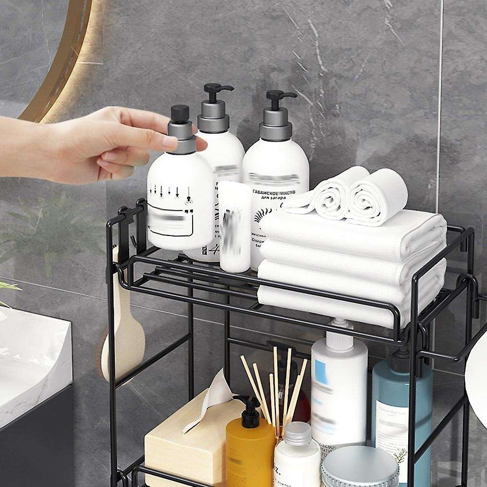 Bathroom Over The Toilet Storage Shelf, 2-tier Bathroom Toilet Rack-a