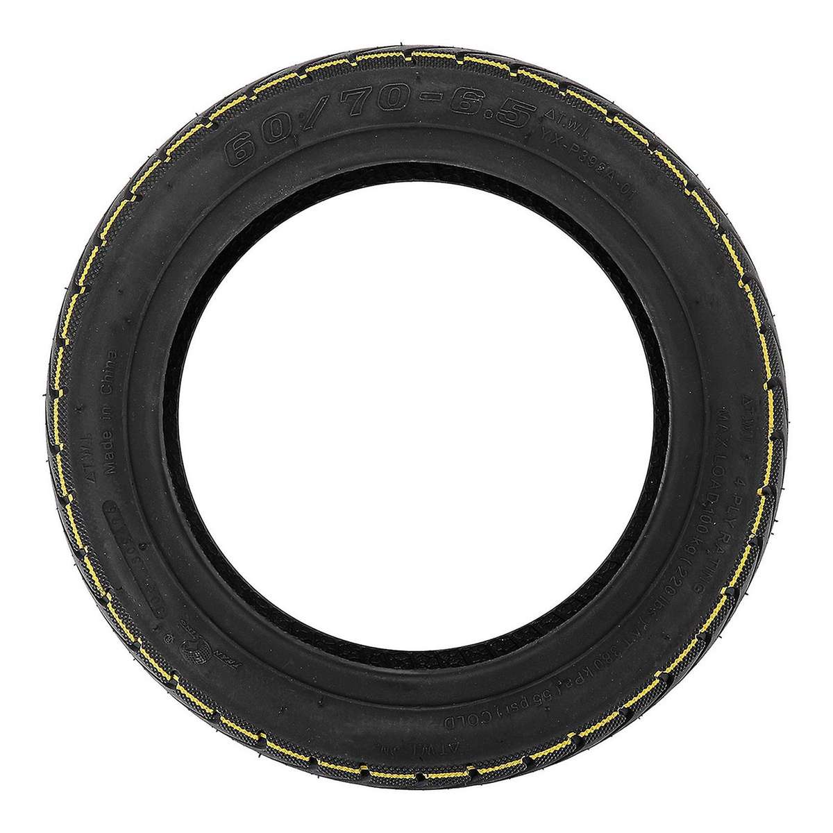 2x 10 Inch Tubeless Tire for Ninebot Max G30 Electric Scooter