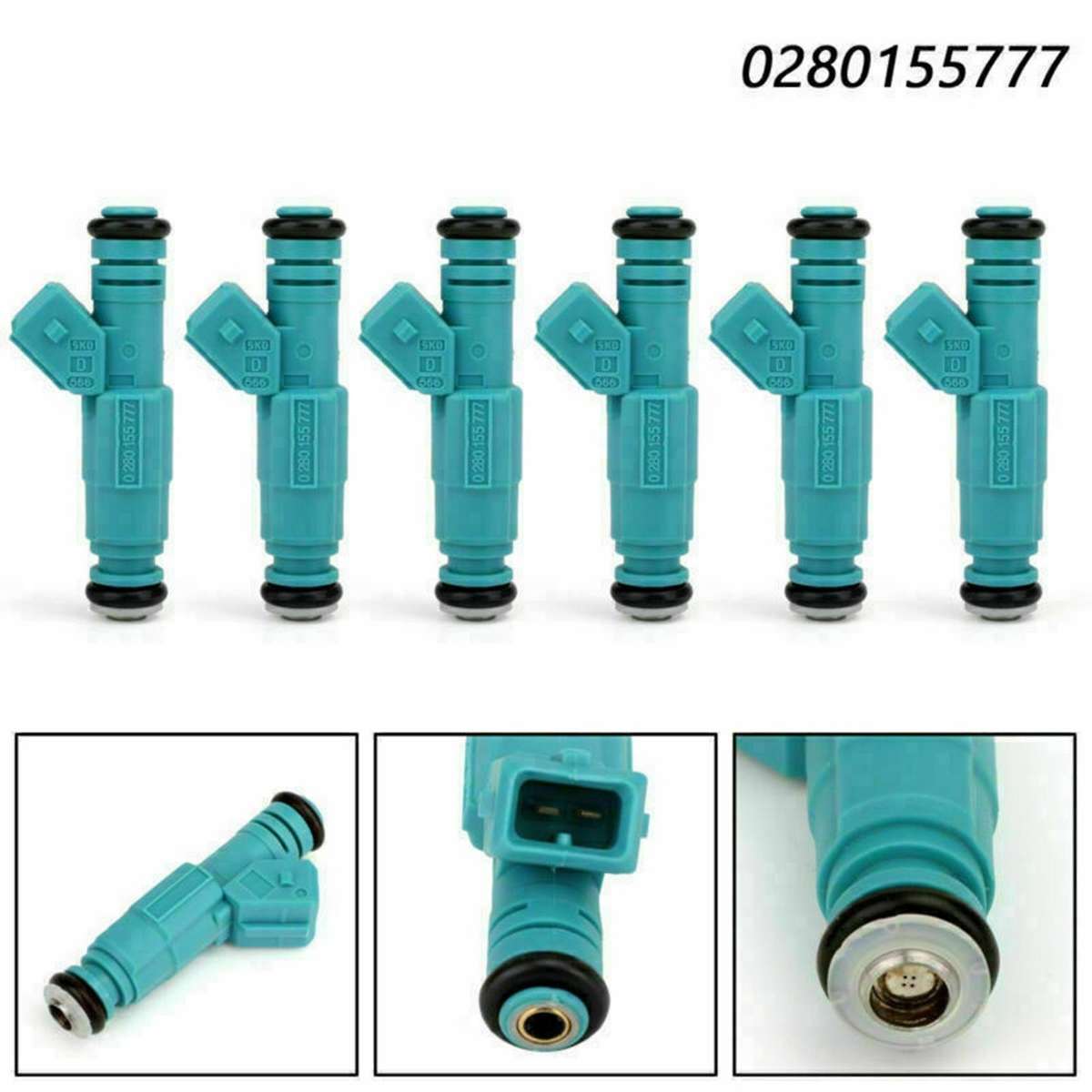 6pcs Fuel Injectors for Holden Commodore Vn Vp Vr Vs Vt Vx 304 V8 Car