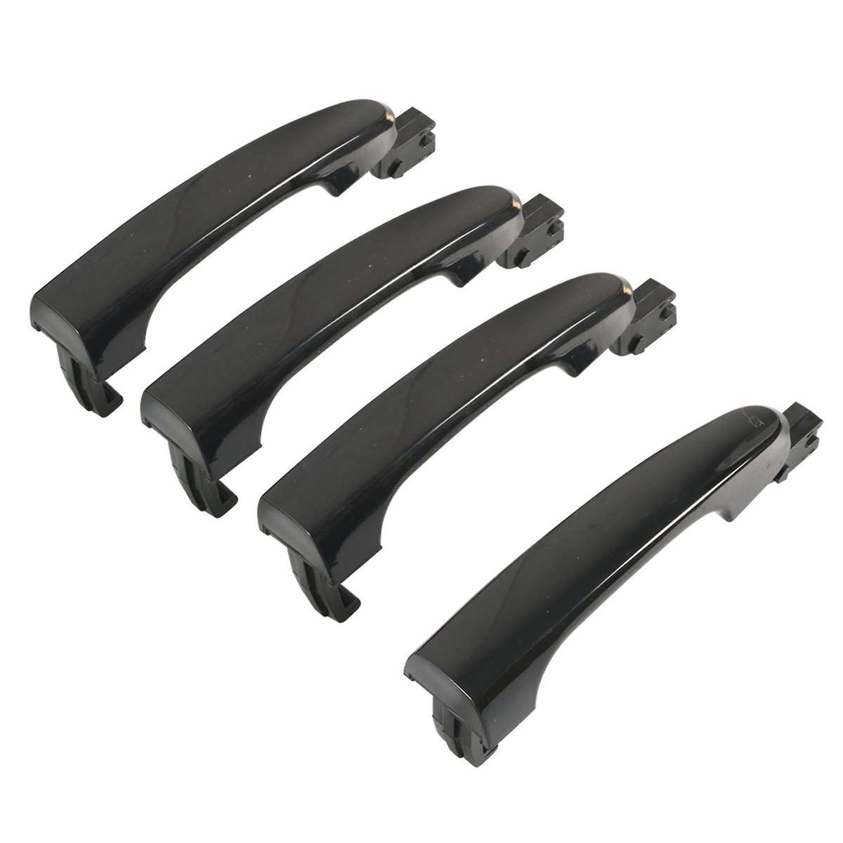 1 Set Of 4-door Exterior Handle, Front and Rear, Left and Right