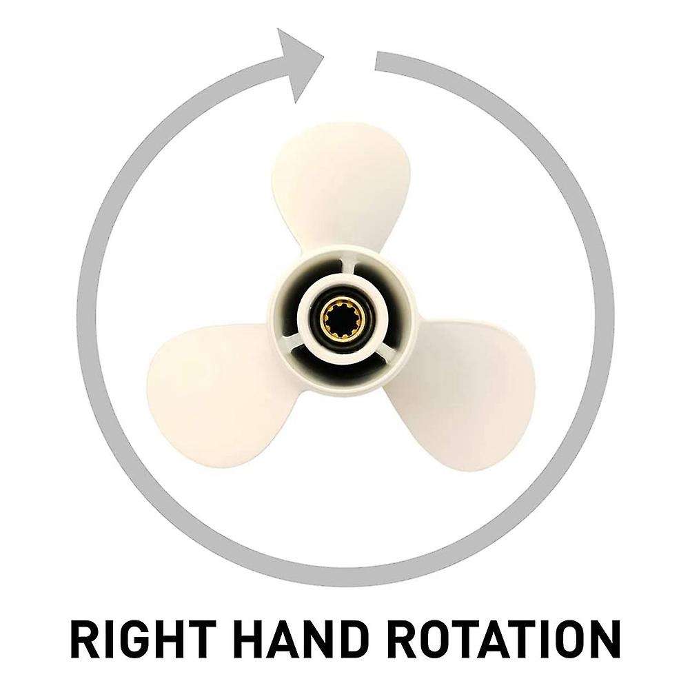Outboard Propeller for Yamaha 6hp 8 1/2 X7 1/2 Boat Motor