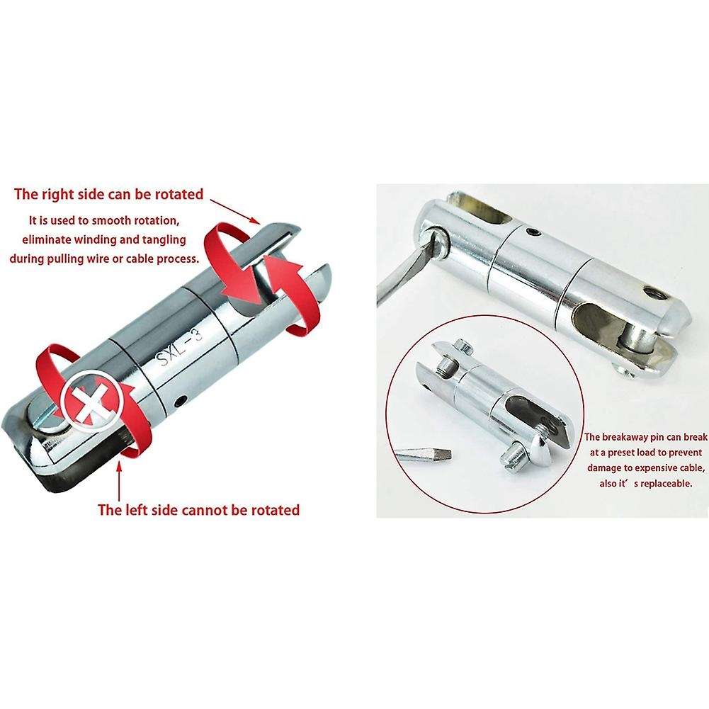 Cable Pulling Swivel Wire Bearing Breakaway Swivel 1 Ton - 1pcs