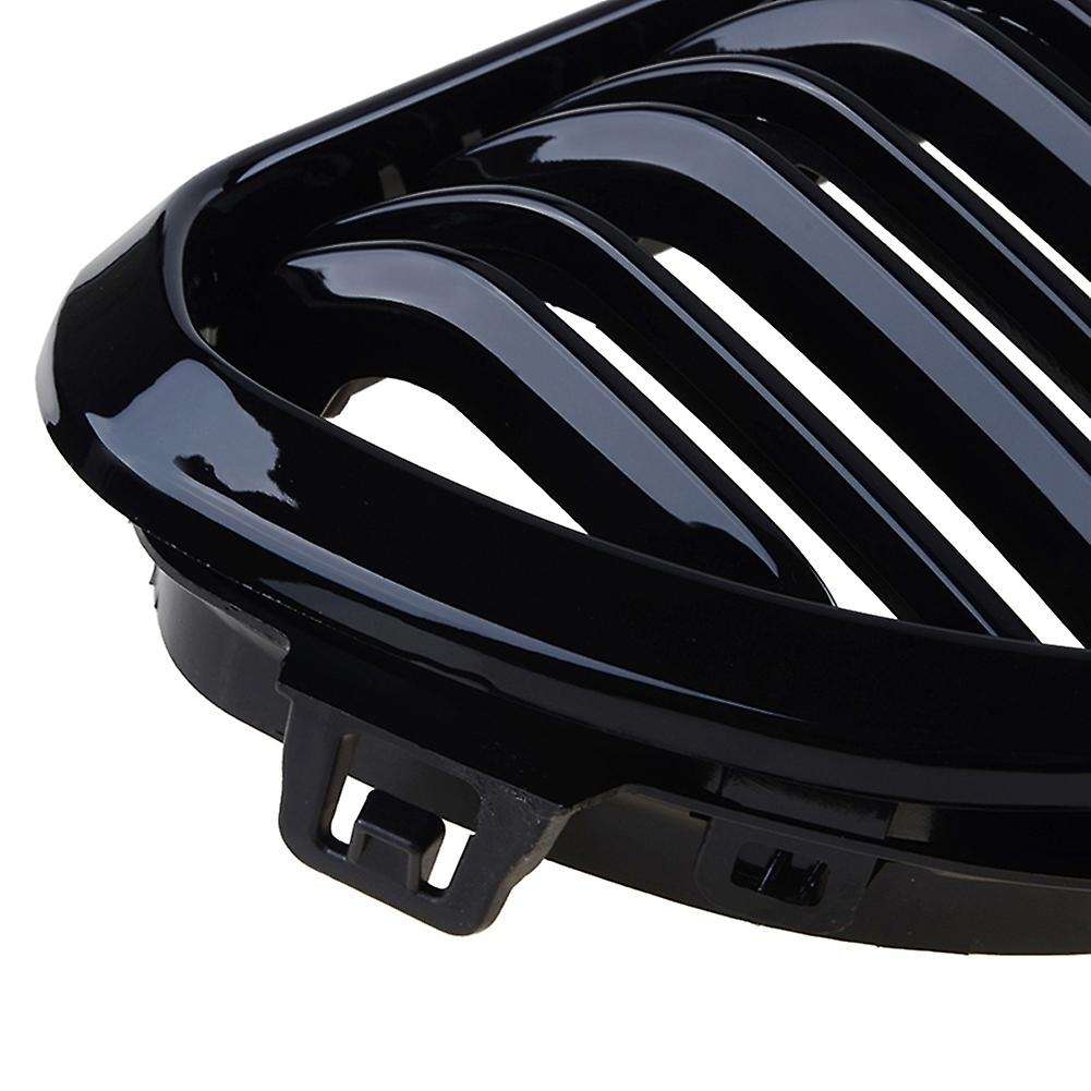 Car Hood Kidney Double Line Grill For-bmw 1 Series F20 F21 Lci 14-16