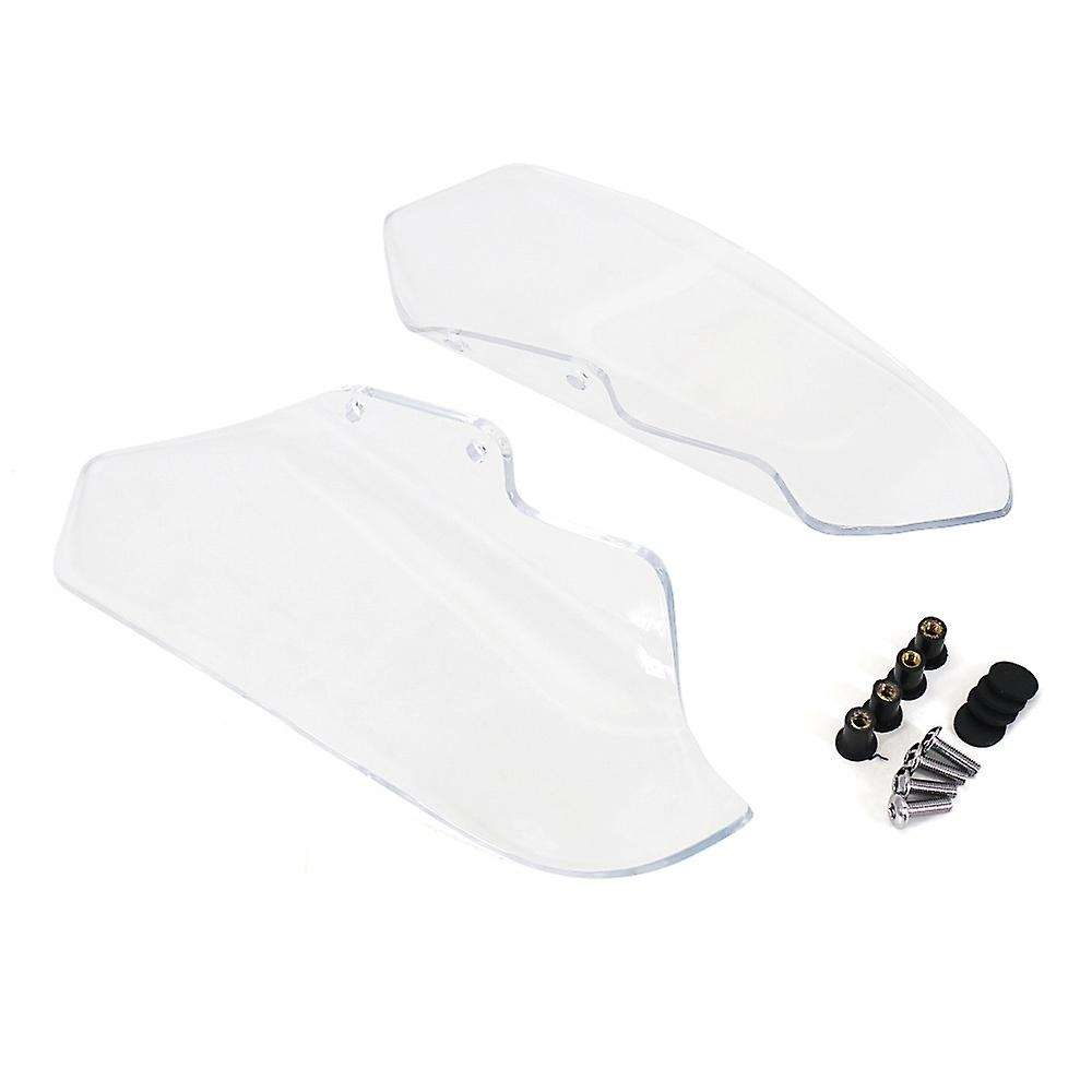 Motorcycle Wind Deflector Windshield Handguard Panels (transparent)