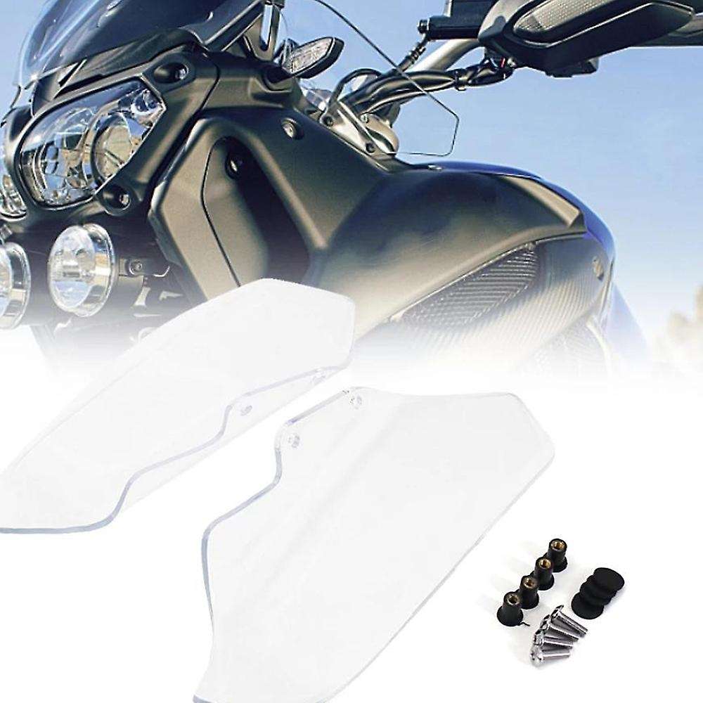 Motorcycle Wind Deflector Windshield Handguard Panels (transparent)
