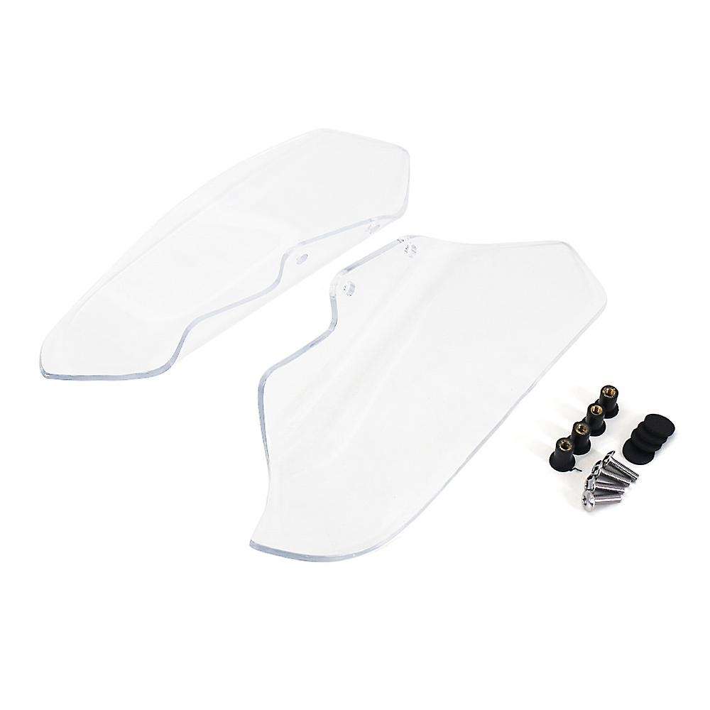 Motorcycle Wind Deflector Windshield Handguard Panels (transparent)