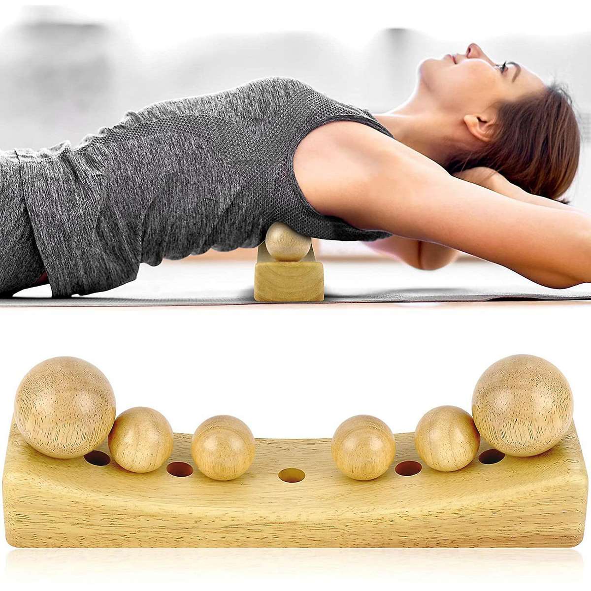 Psoas Release Tool,body Massage for Back Pain with 6 Massage Heads