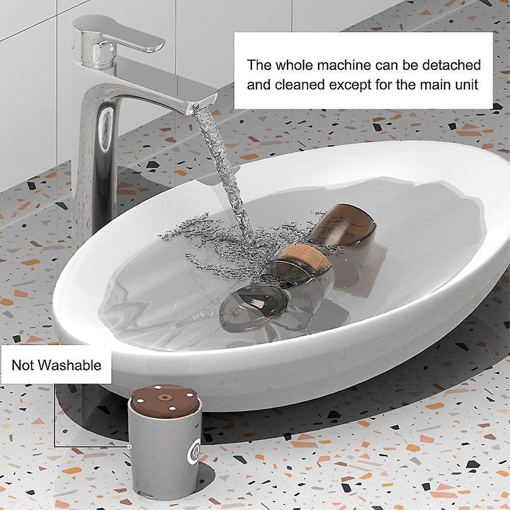 Portable Burr Coffee Grinder, 2 In 1 Manual Electric Coffee ,grey