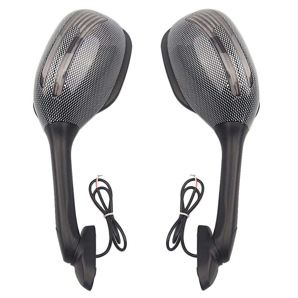 Led Turn Signal Light Side Wing Mirrors for Suzuki Gsxr 600 750 1000