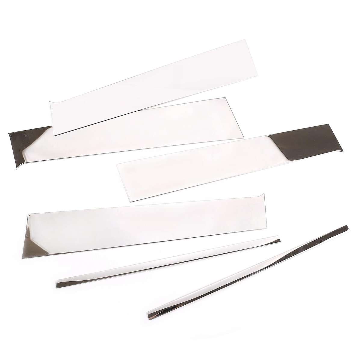 For Toyota Hilux Car Mirror Effect Car Window Pillar Cover Trim