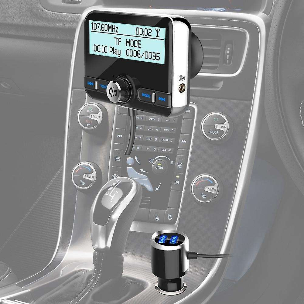 Dab002 Car Digital Radio Adapter Fm Transmitter Qc3.0 Fast Charge