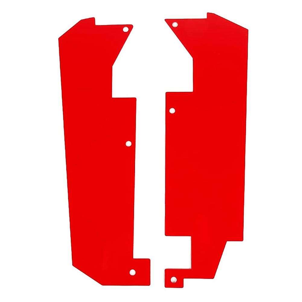 Wheel Well Block Offs,for Polaris Rzr Pro Xp 2021 2022, Red