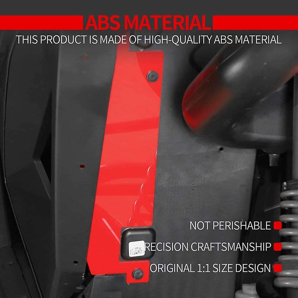 Wheel Well Block Offs,for Polaris Rzr Pro Xp 2021 2022, Red