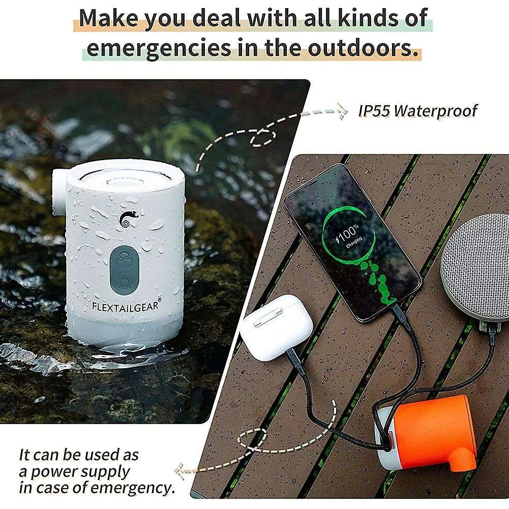 Flextailgear Portable Air Pump Mp2 Pro Wireless Electric ,orange