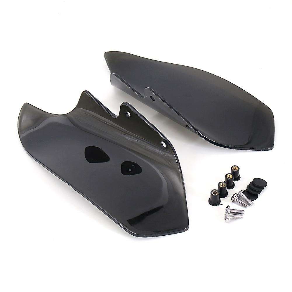 Motorcycle Wind Deflector Windshield Handguard Panels (black)