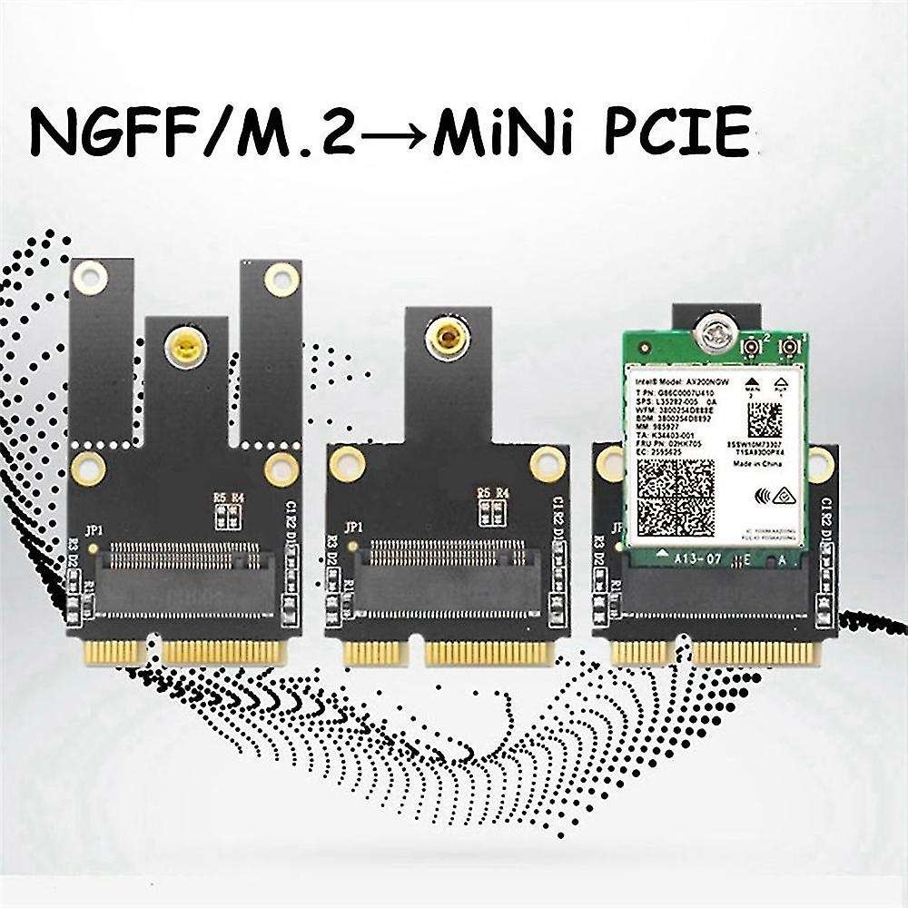 M.2 Ngff to Mini Pci-e Converter Adapter Card Ax210 1550 for Laptop