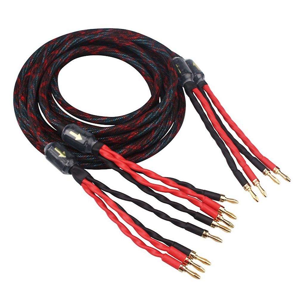 1 Pair Hifi Western-electric Speaker Cable Audiophile Cable, 2.0m