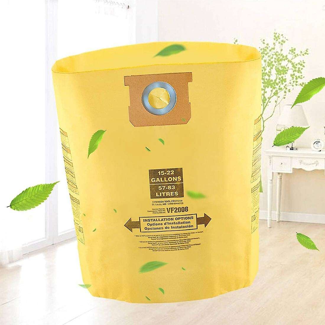 10 Pack Replacement 90673 Type G and J Vacuum Bags for Shop Vac Bags