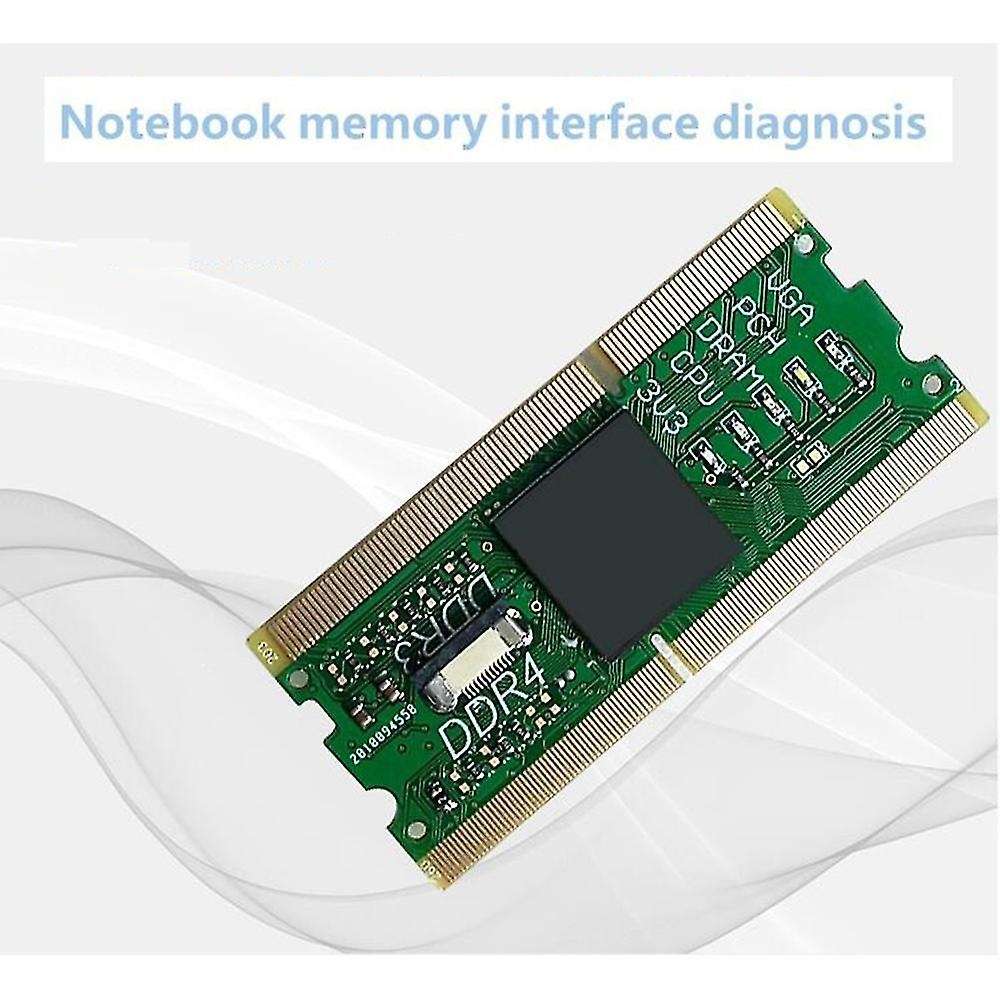 Laptop Ddr3/ddr4 Diagnostic Analyzer Test Card with Led Tester Card