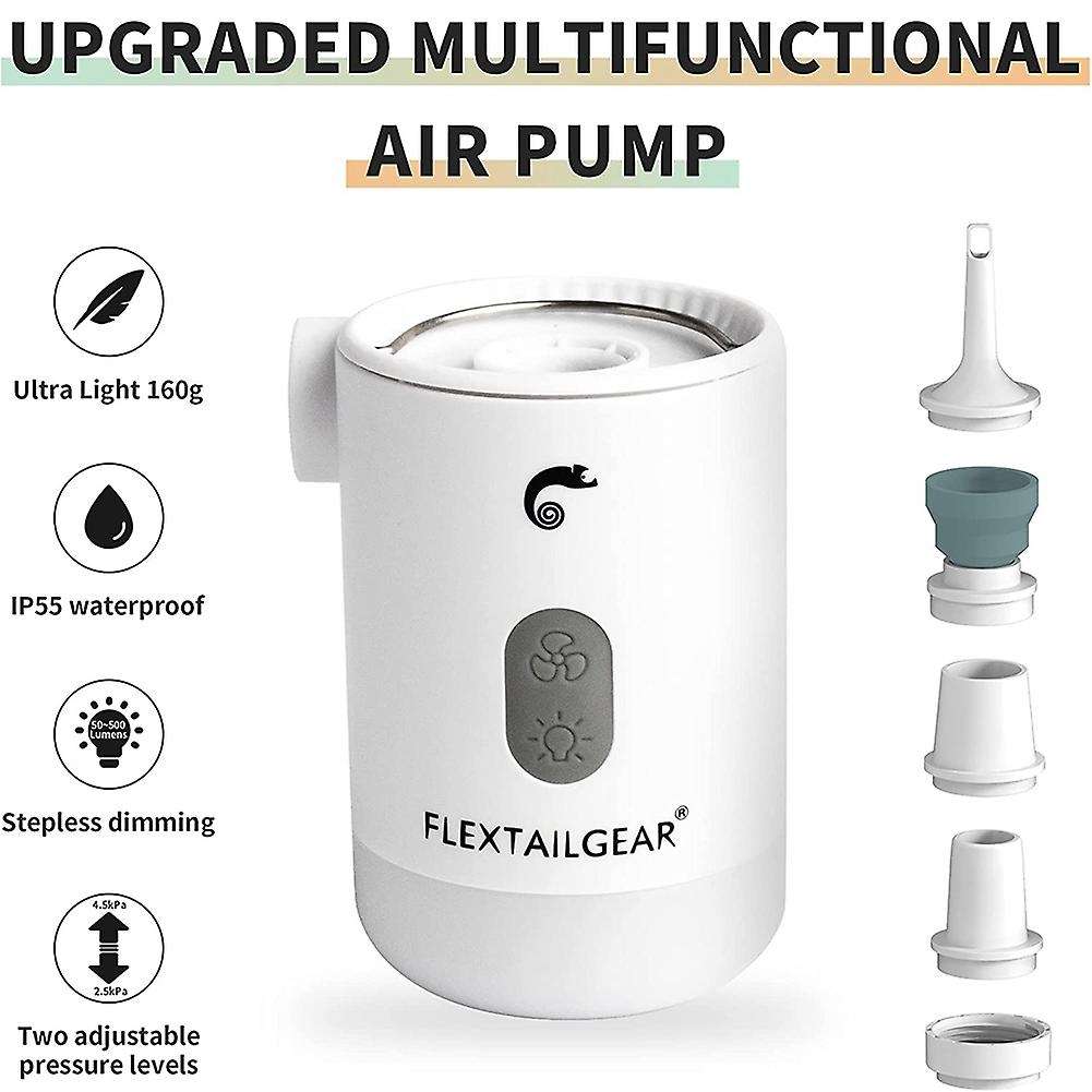 Flextailgear Portable Air Pump Mp2 Pro Wireless Electric Air,white