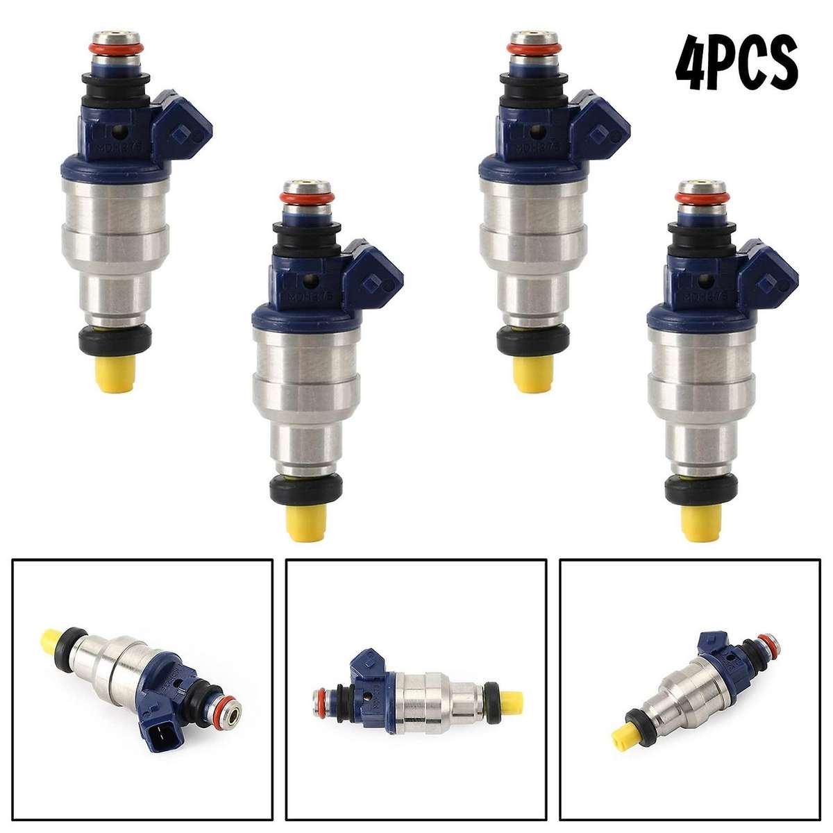 4pcs Fuel Injectors Fit for Mitsubishi 2.4l L4 1994-1999 842-12147