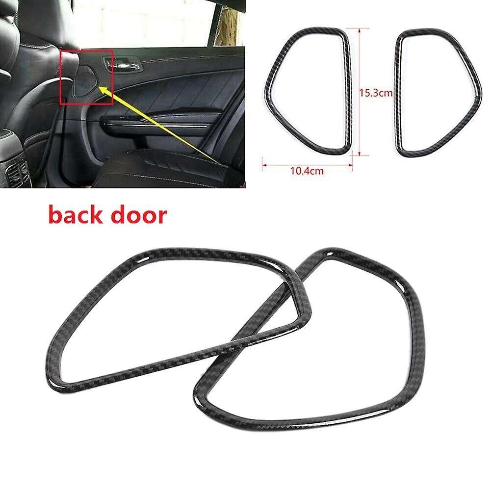 For Dodge Charger 2011-2022 Car Door Speaker Decoration Cover,4pcs