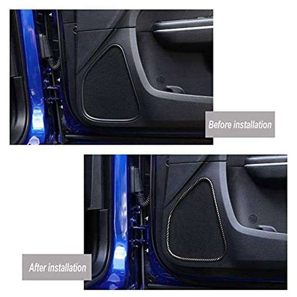 For Dodge Charger 2011-2022 Car Door Speaker Decoration Cover,4pcs