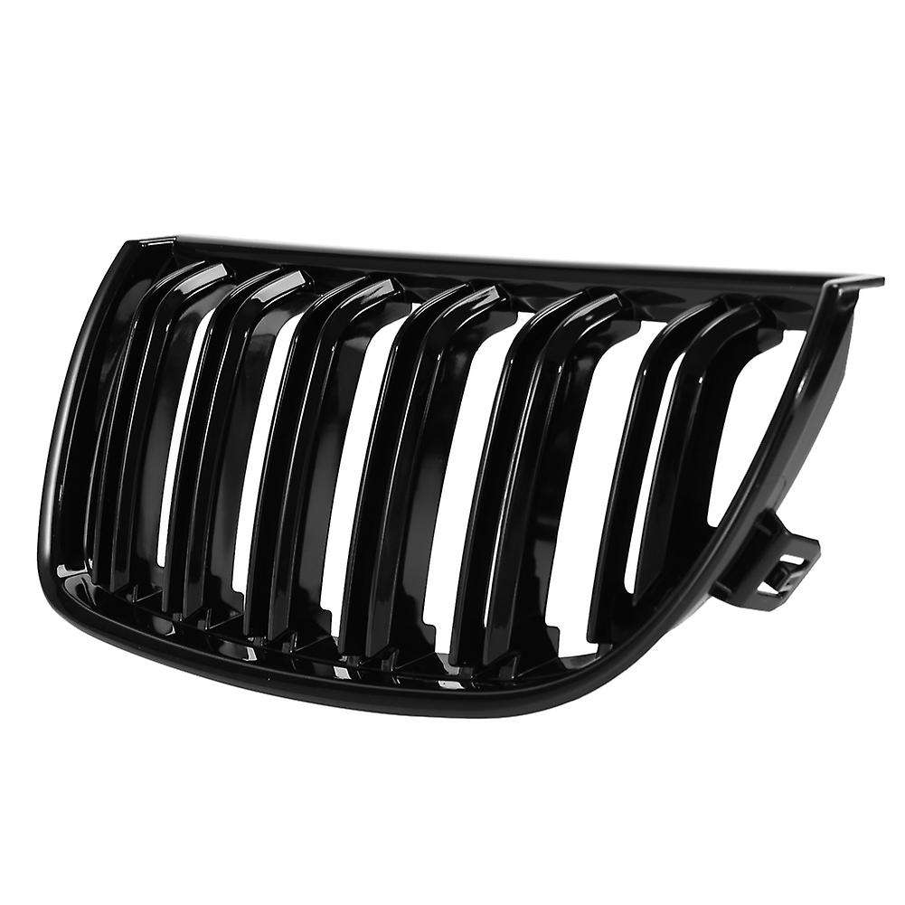 Double Slat Sport Kidney Grille Grill Black for Bmw E90 E91 2005-2008