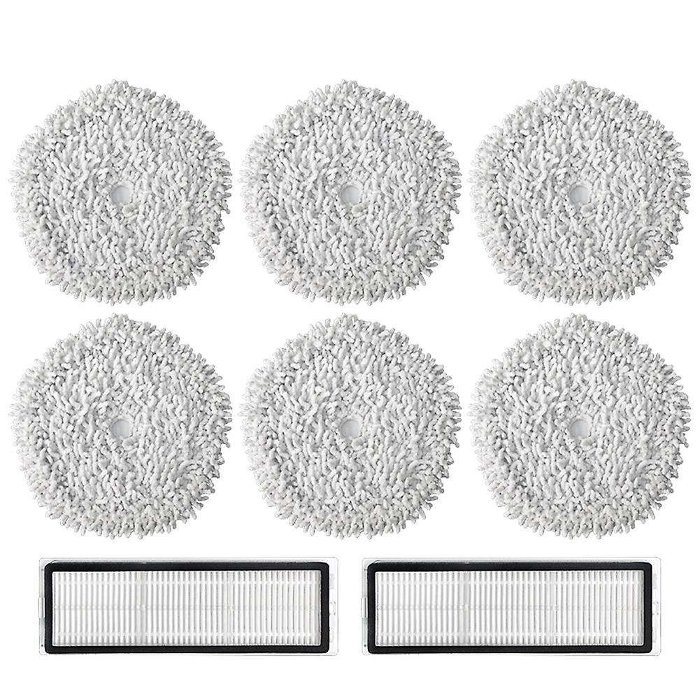 Filters Mop Cloths Kits for Xiaomi Dreame W10 Robotic Vacuum Cleaner