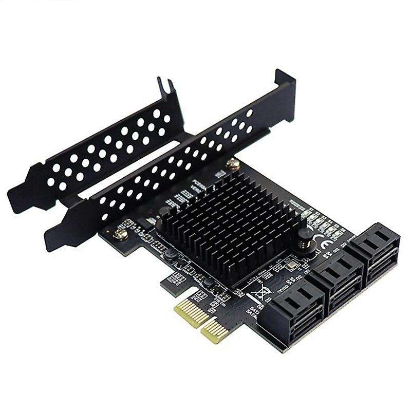 88se9215 Chip 6 Ports Sata 3.0 to Pcie Expansion Card Pci Express