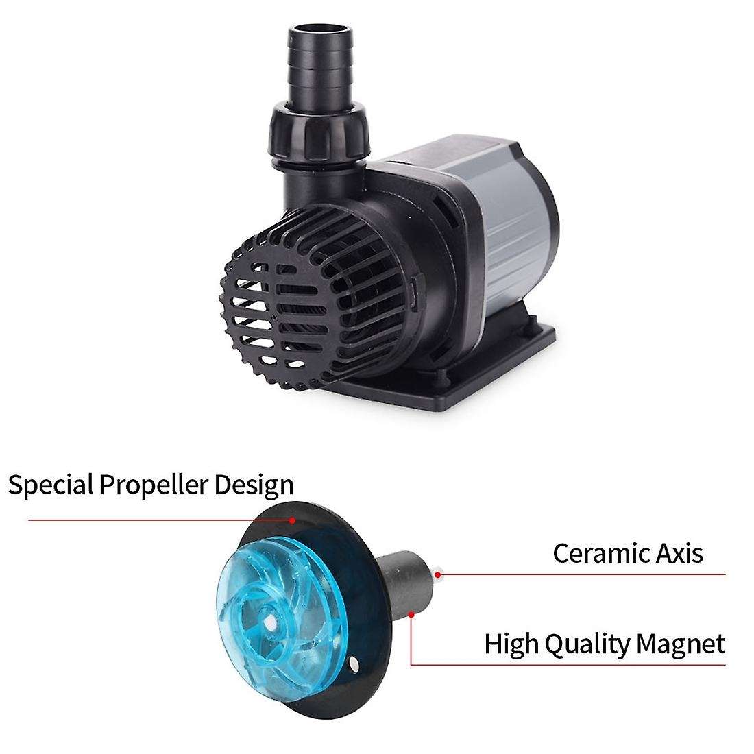 Submersible Pump Frequency Conversion Pump Fish Tank Pump(eu Plug)