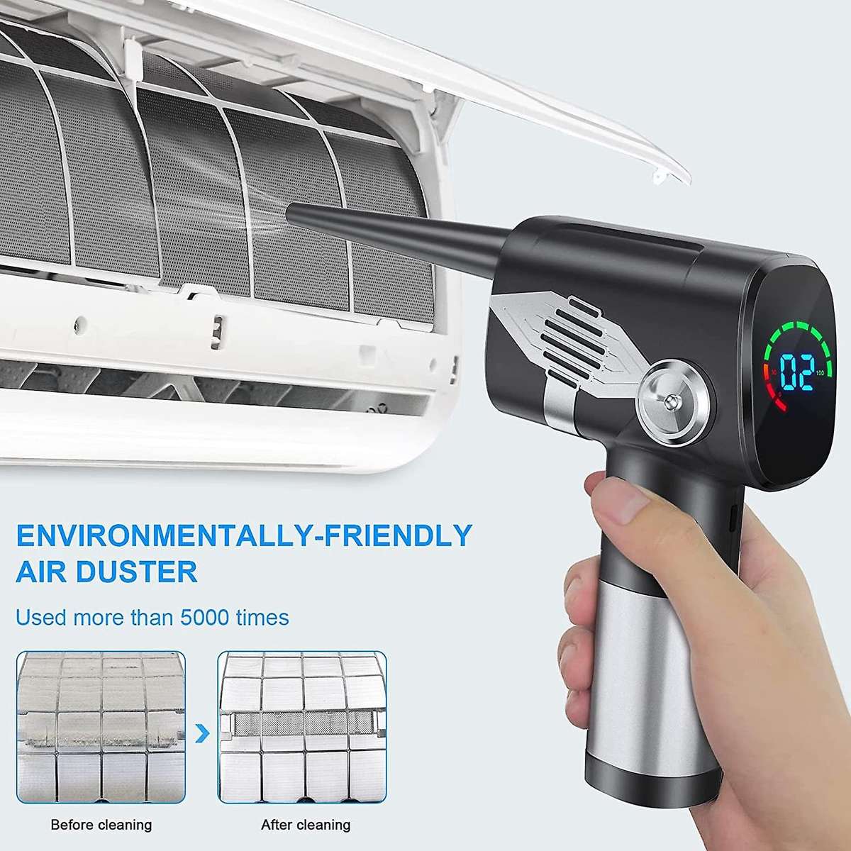 Electric Air Duster for Keyboard Cleaning Compressed Air