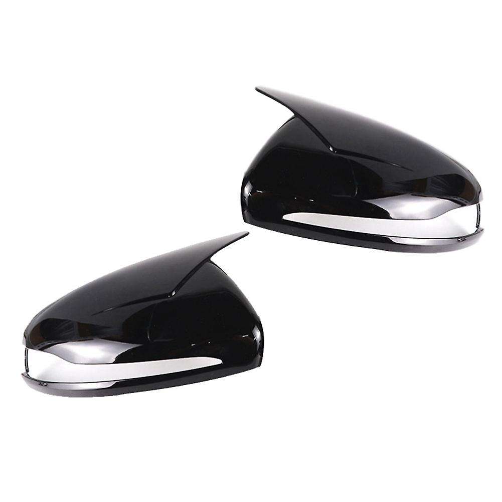 Glossy Black Side Rearview Mirror Cap for Benz E S Cls Gla W205 W213
