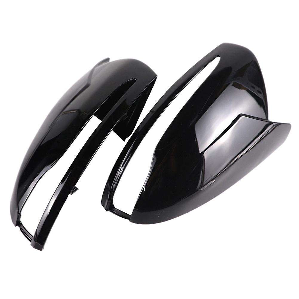 Glossy Black Side Rearview Mirror Cap for Benz E S Cls Gla W205 W213