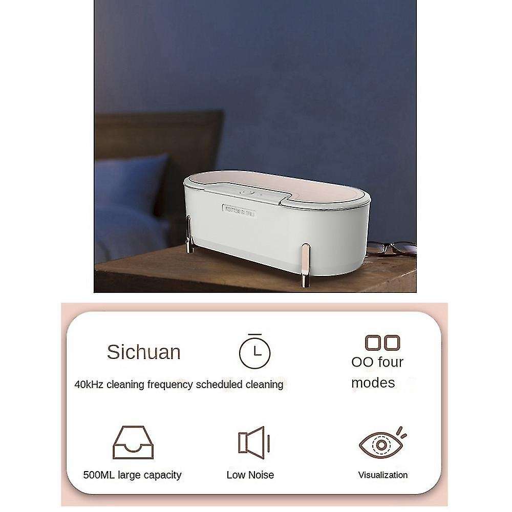 500ml Ultrasonic Cleaning Machine 40khz Jewelry Glasses Watch Us Plug