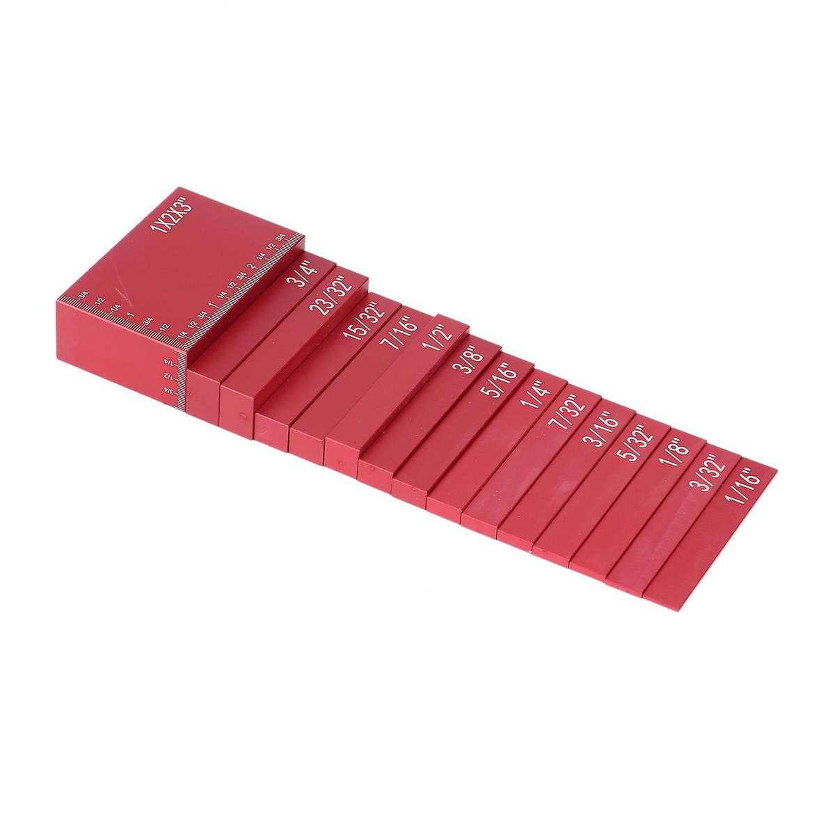 15pcs Setup Blocks Height Gauge, R and Table Saw Accessories Set Up